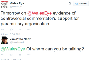 Wales Eye paramilitary comb