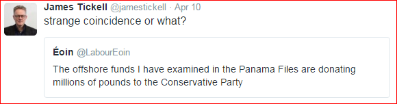 James Tickell tweet